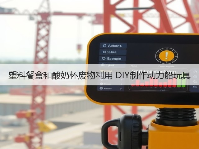 塑料餐盒和酸奶杯废物利用 DIY制作动力船玩具(图2)