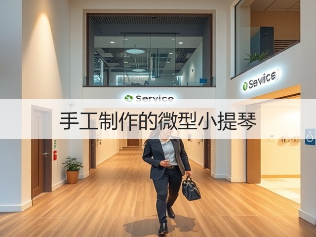 手工制作的微型小提琴(图1)