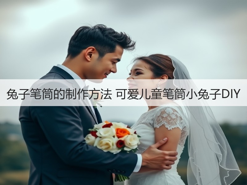 兔子笔筒的制作方法 可爱儿童笔筒小兔子DIY - 诺云双维造物网
