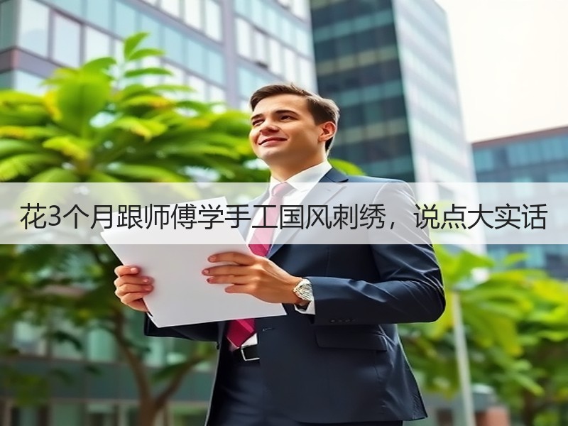 花3个月跟师傅学手工国风刺绣，说点大实话 - 诺云双维造物网