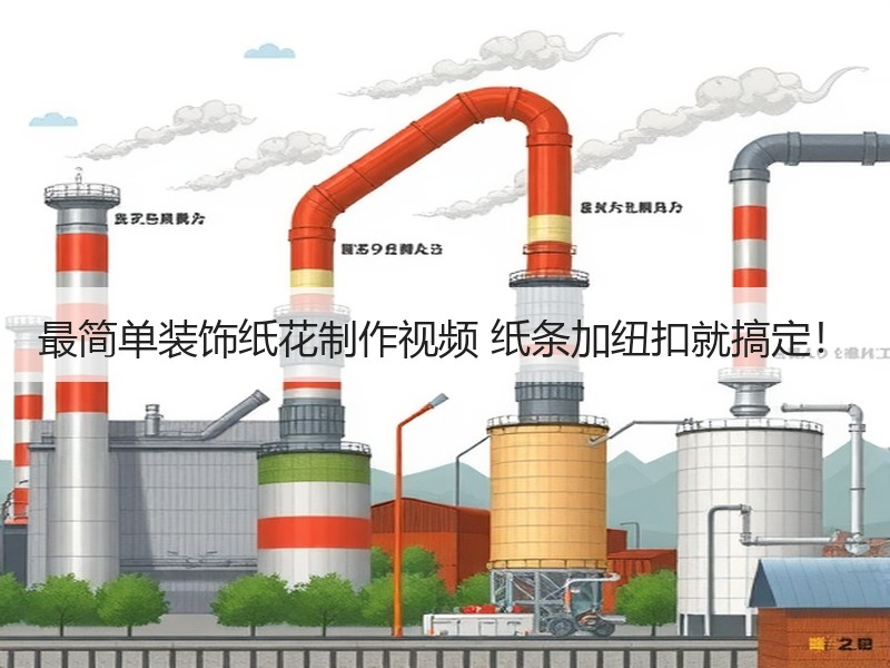 最简单装饰纸花制作视频 纸条加纽扣就搞定！ - 诺云双维造物网