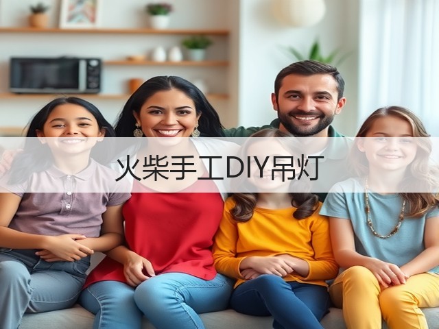 火柴手工DIY吊灯(图3)