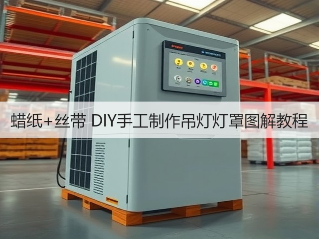 蜡纸+丝带 DIY手工制作吊灯灯罩图解教程(图1)