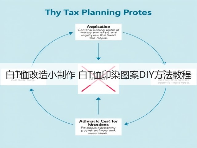 白T恤改造小制作 白T恤印染图案DIY方法教程(图2)