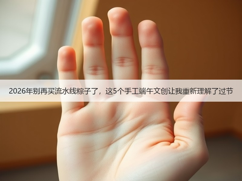 2026年别再买流水线粽子了，这5个手工端午文创让我重新理解了过节 - 诺云双维造物网