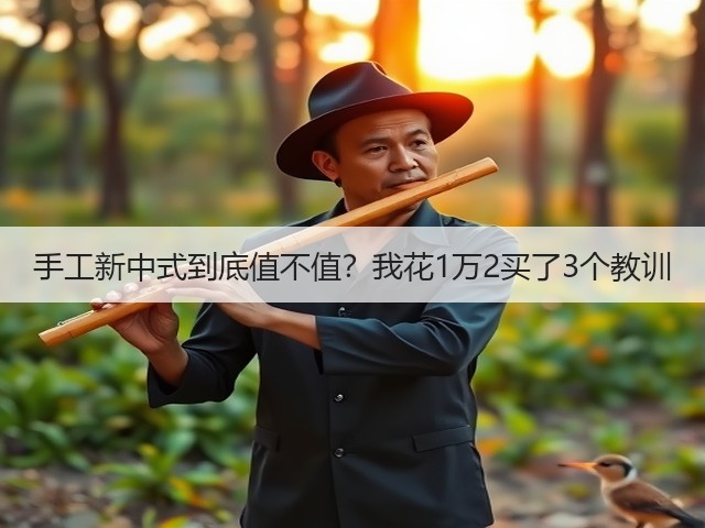 手工新中式到底值不值？我花1万2买了3个教训(图3)