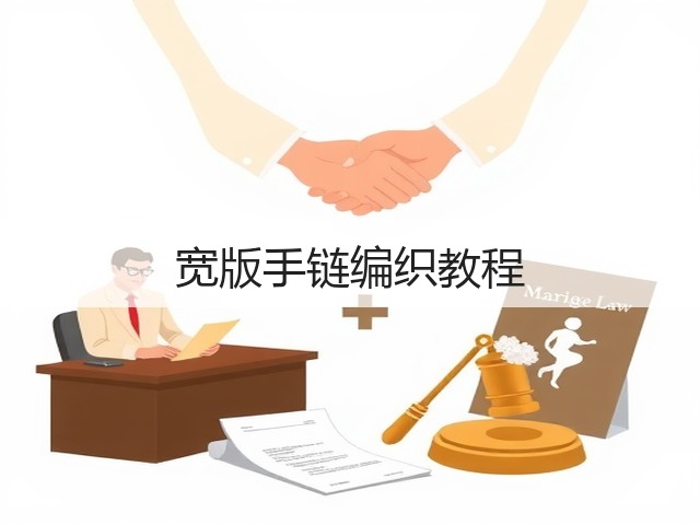 宽版手链编织教程(图2)