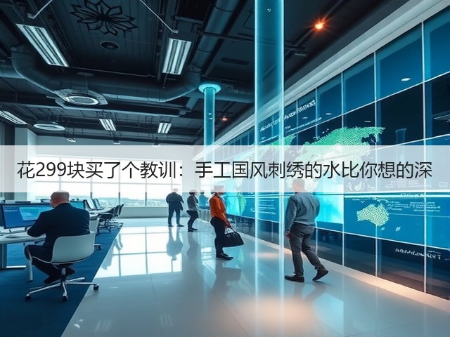 花299块买了个教训：手工国风刺绣的水比你想的深(图1)