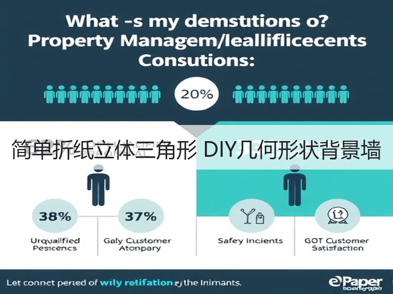 简单折纸立体三角形 DIY几何形状背景墙 - 诺云双维造物网