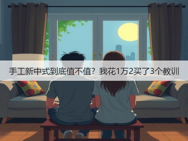 手工新中式到底值不值？我花1万2买了3个教训(图1)