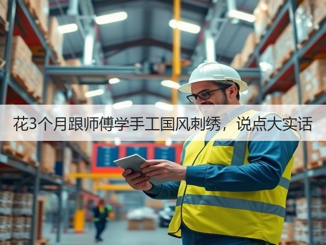 花3个月跟师傅学手工国风刺绣，说点大实话(图1)