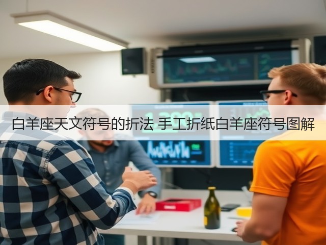 白羊座天文符号的折法 手工折纸白羊座符号图解(图2)