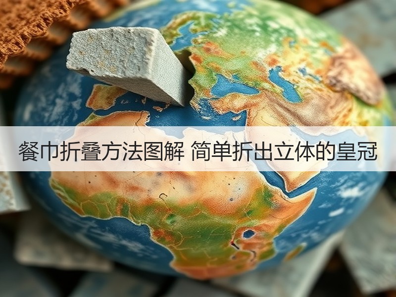餐巾折叠方法图解 简单折出立体的皇冠 - 诺云双维造物网