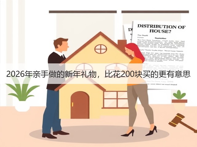 2026年亲手做的新年礼物，比花200块买的更有意思(图2)