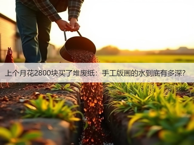 上个月花2800块买了堆废纸：手工版画的水到底有多深？(图2)