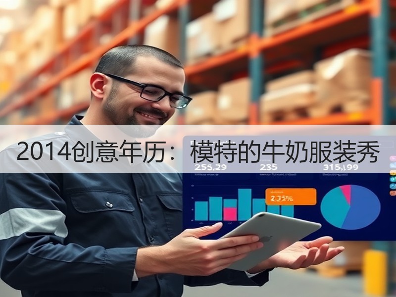2014创意年历：模特的牛奶服装秀 - 诺云双维造物网
