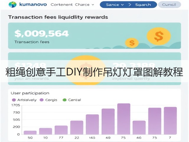 粗绳创意手工DIY制作吊灯灯罩图解教程(图3)