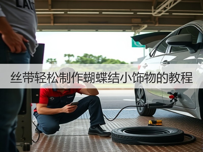 丝带轻松制作蝴蝶结小饰物的教程 - 诺云双维造物网