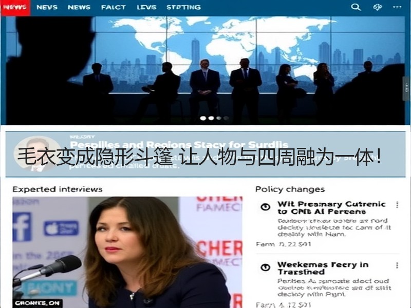 毛衣变成隐形斗篷 让人物与四周融为一体！ - 诺云双维造物网