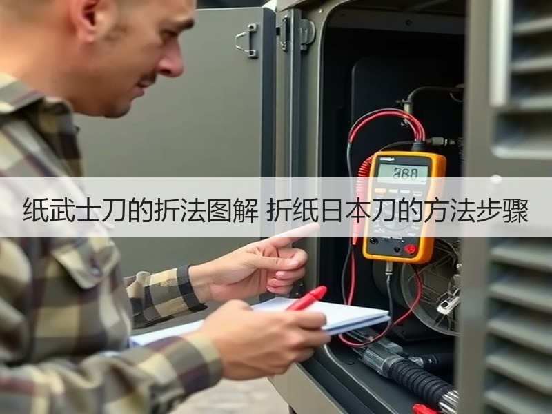 纸武士刀的折法图解 折纸日本刀的方法步骤 - 诺云双维造物网