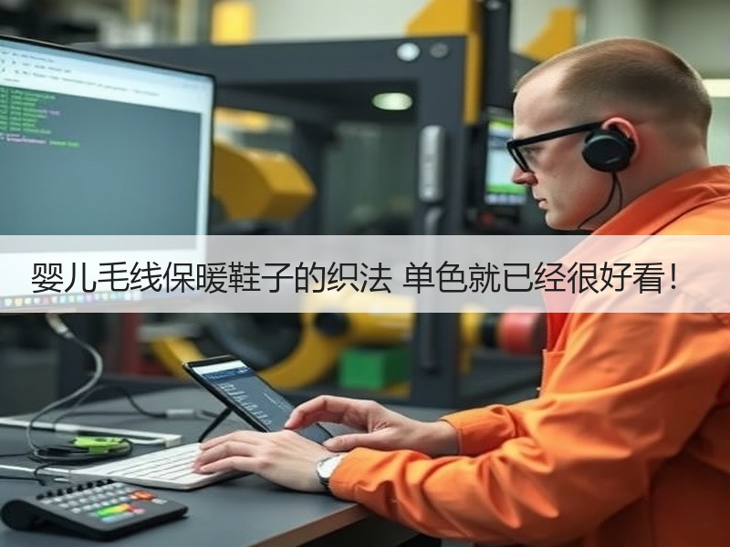 婴儿毛线保暖鞋子的织法 单色就已经很好看！ - 诺云双维造物网