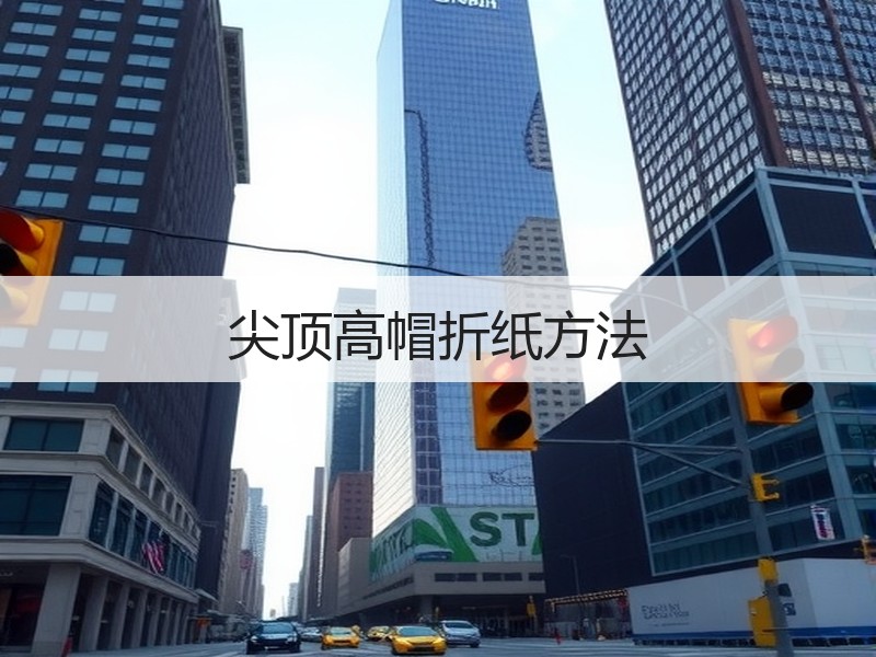 尖顶高帽折纸方法 - 诺云双维造物网
