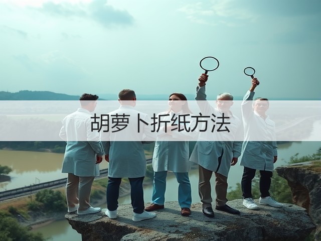 胡萝卜折纸方法(图1)