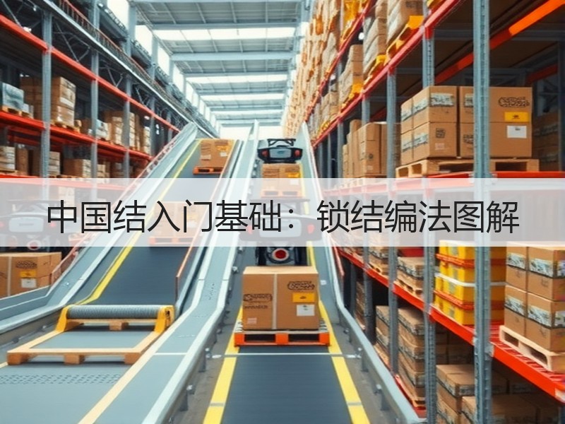 中国结入门基础：锁结编法图解 - 诺云双维造物网