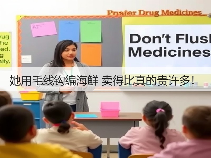 她用毛线钩编海鲜 卖得比真的贵许多！ - 诺云双维造物网