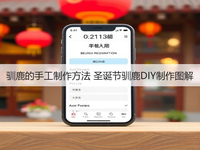 驯鹿的手工制作方法 圣诞节驯鹿DIY制作图解(图3)