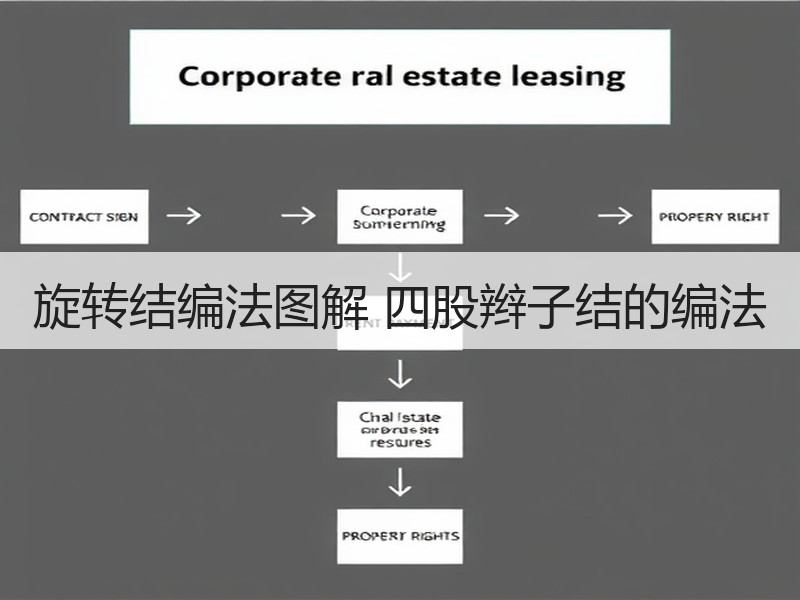 旋转结编法图解 四股辫子结的编法 - 诺云双维造物网