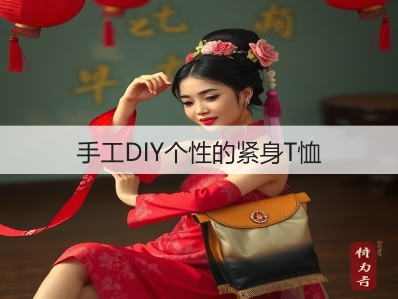 手工DIY个性的紧身T恤 - 诺云双维造物网