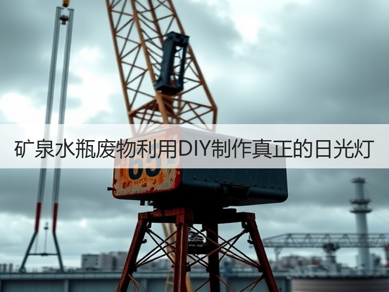 矿泉水瓶废物利用DIY制作真正的日光灯 - 诺云双维造物网