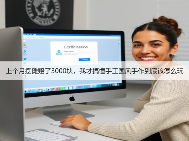 上个月摆摊赔了3000块，我才搞懂手工国风手作到底该怎么玩(图3)