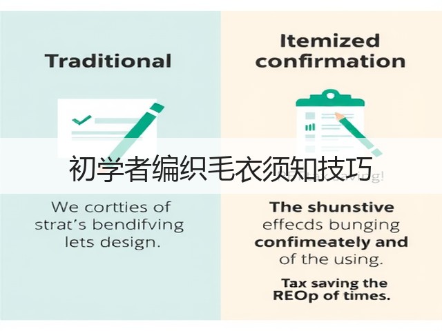 初学者编织毛衣须知技巧(图1)