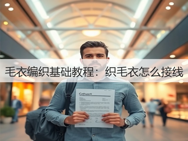 毛衣编织基础教程：织毛衣怎么接线(图3)