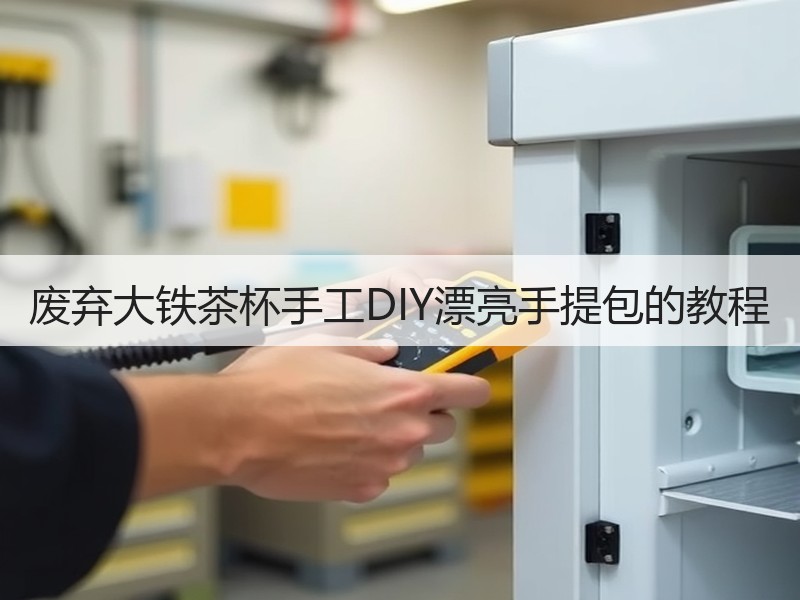 废弃大铁茶杯手工DIY漂亮手提包的教程 - 诺云双维造物网