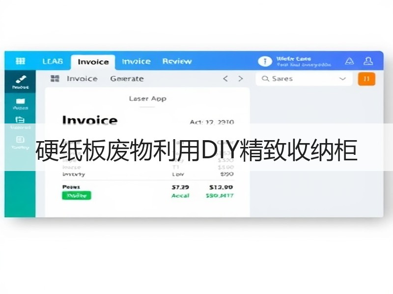 硬纸板废物利用DIY精致收纳柜 - 诺云双维造物网