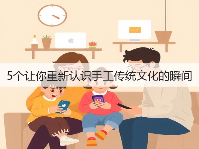 5个让你重新认识手工传统文化的瞬间(图1)