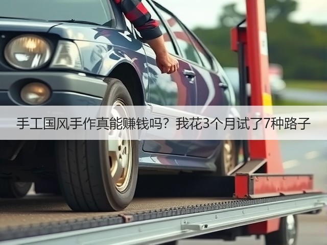 手工国风手作真能赚钱吗？我花3个月试了7种路子(图1)