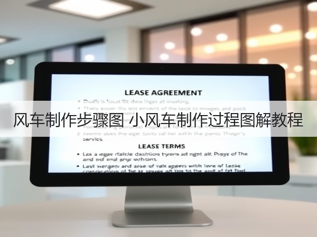 风车制作步骤图 小风车制作过程图解教程(图1)