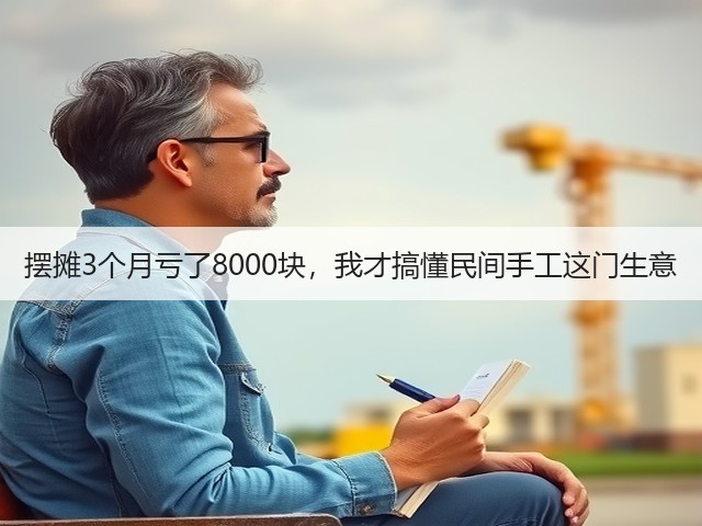 摆摊3个月亏了8000块，我才搞懂民间手工这门生意(图1)