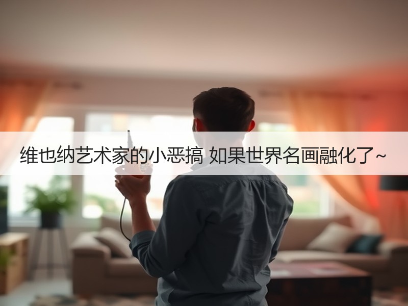 维也纳艺术家的小恶搞 如果世界名画融化了~ - 诺云双维造物网