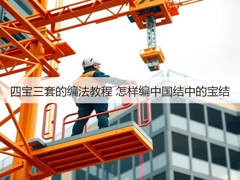 四宝三套的编法教程 怎样编中国结中的宝结 - 诺云双维造物网