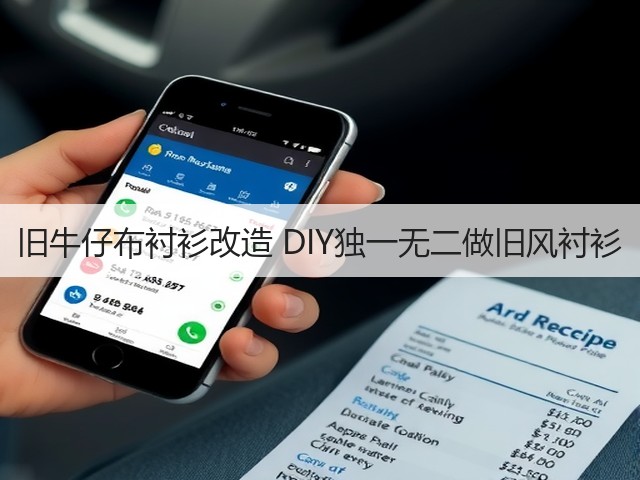 旧牛仔布衬衫改造 DIY独一无二做旧风衬衫(图1)