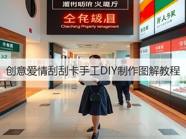 创意爱情刮刮卡手工DIY制作图解教程(图1)
