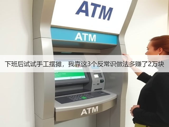下班后试试手工摆摊，我靠这3个反常识做法多赚了2万块(图2)