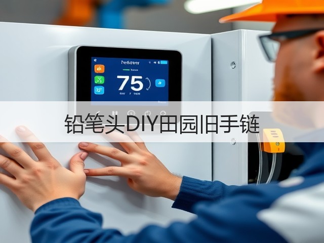 铅笔头DIY田园旧手链(图2)