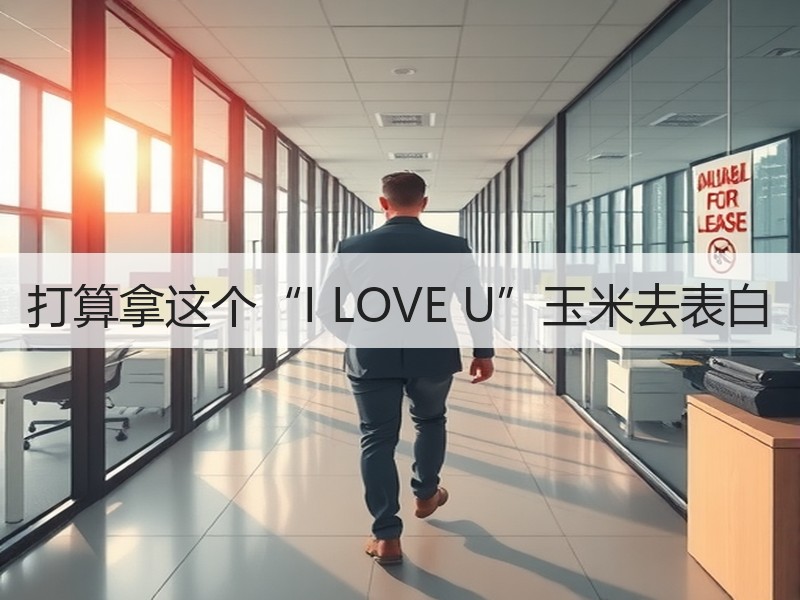 打算拿这个“I LOVE U”玉米去表白 - 诺云双维造物网