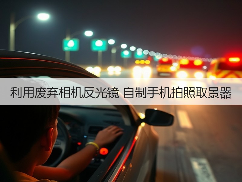 利用废弃相机反光镜 自制手机拍照取景器 - 诺云双维造物网